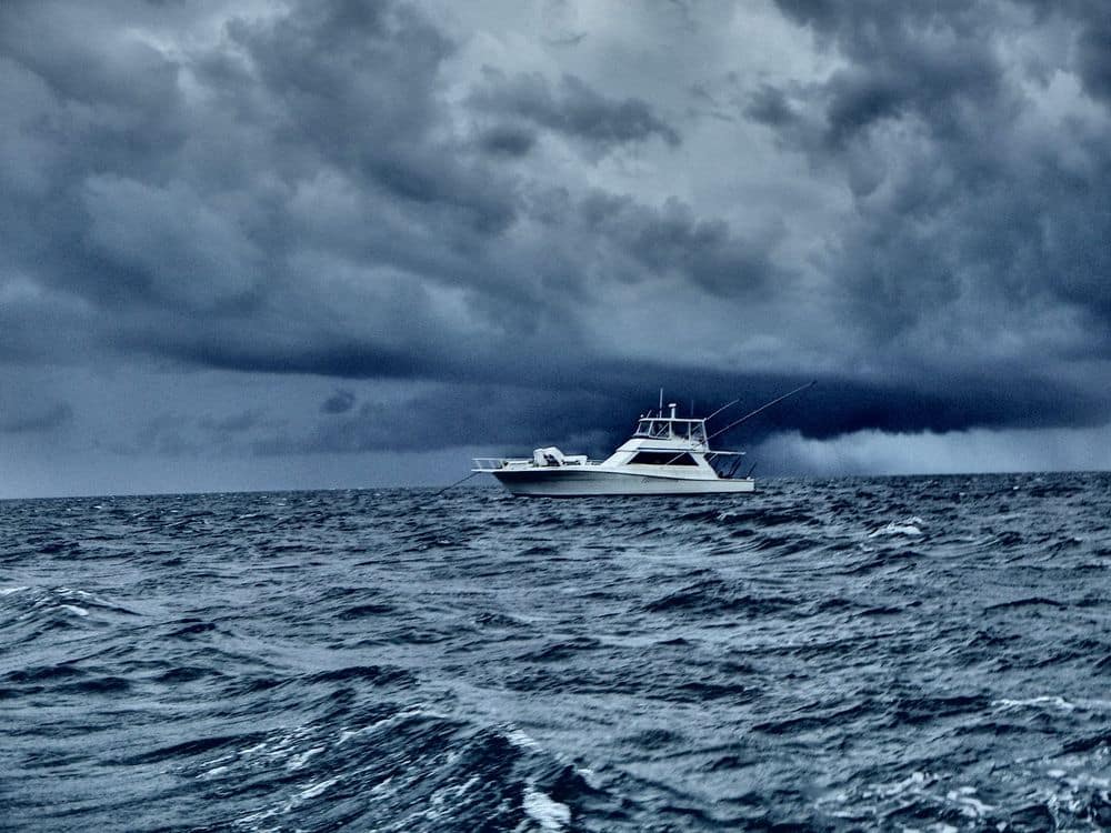 offshore storm for fishing boat