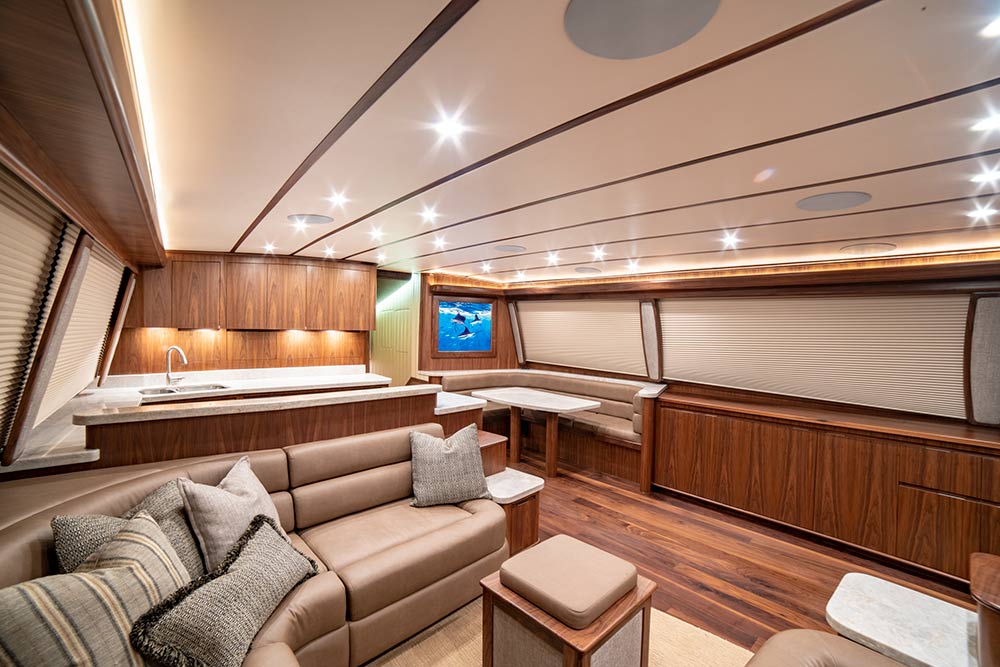 spencer yachts 74 interior