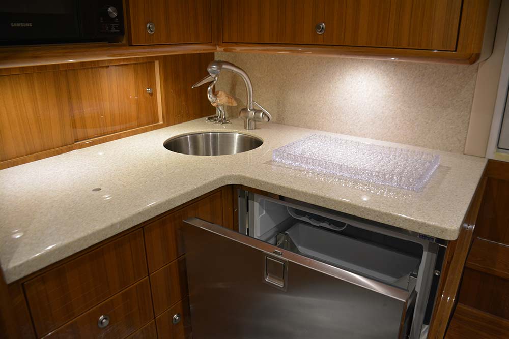 viking yachts billish kitchenette