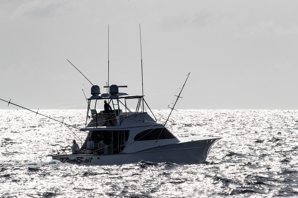 fishing yacht on the water