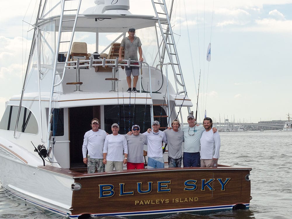 2017 megadock billfishing tournament charleston south carolina blue sky first place team