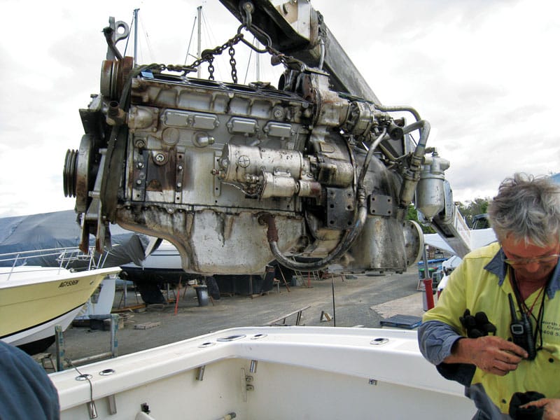 repowering a sport-fishing boat