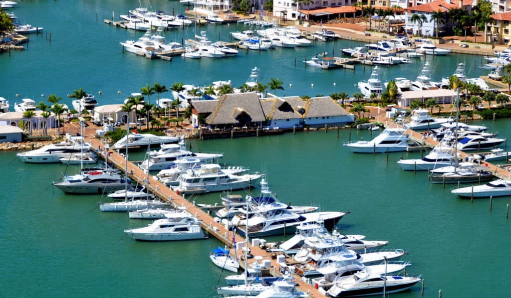 marina casa de campo aerial view