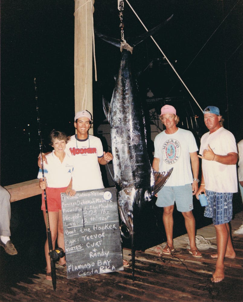 randy baker and trevor cockle potential world record blue marlin costa rica