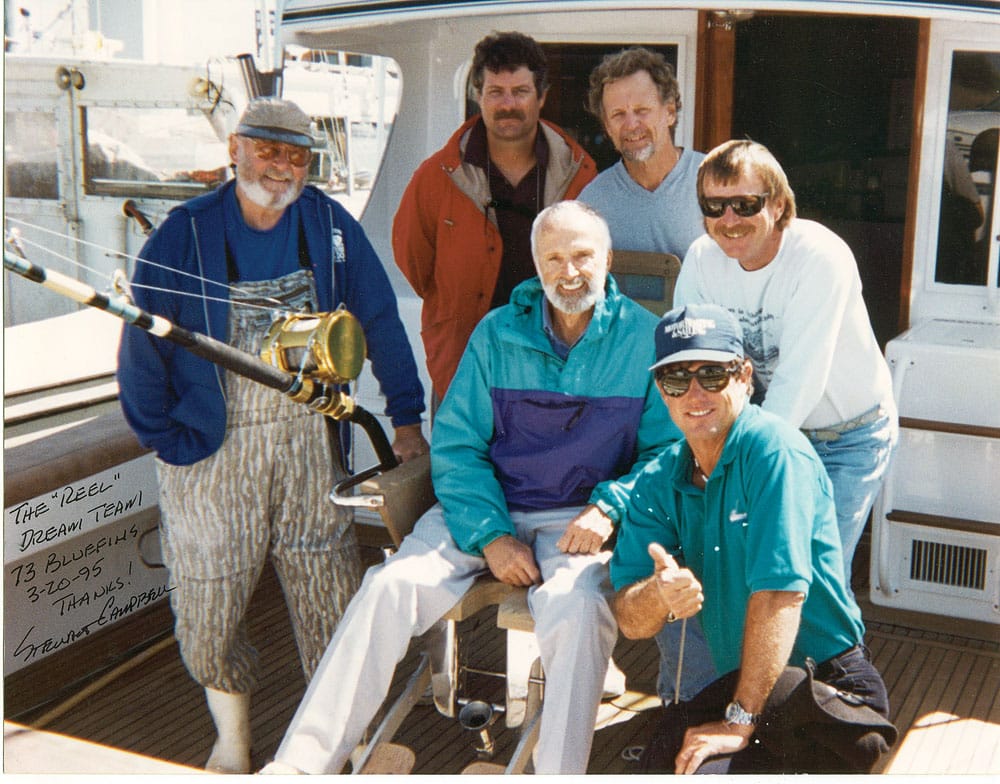 fishing dream team charlie hayden john rafter stewart campbell gary stuve peter b wright charles perry