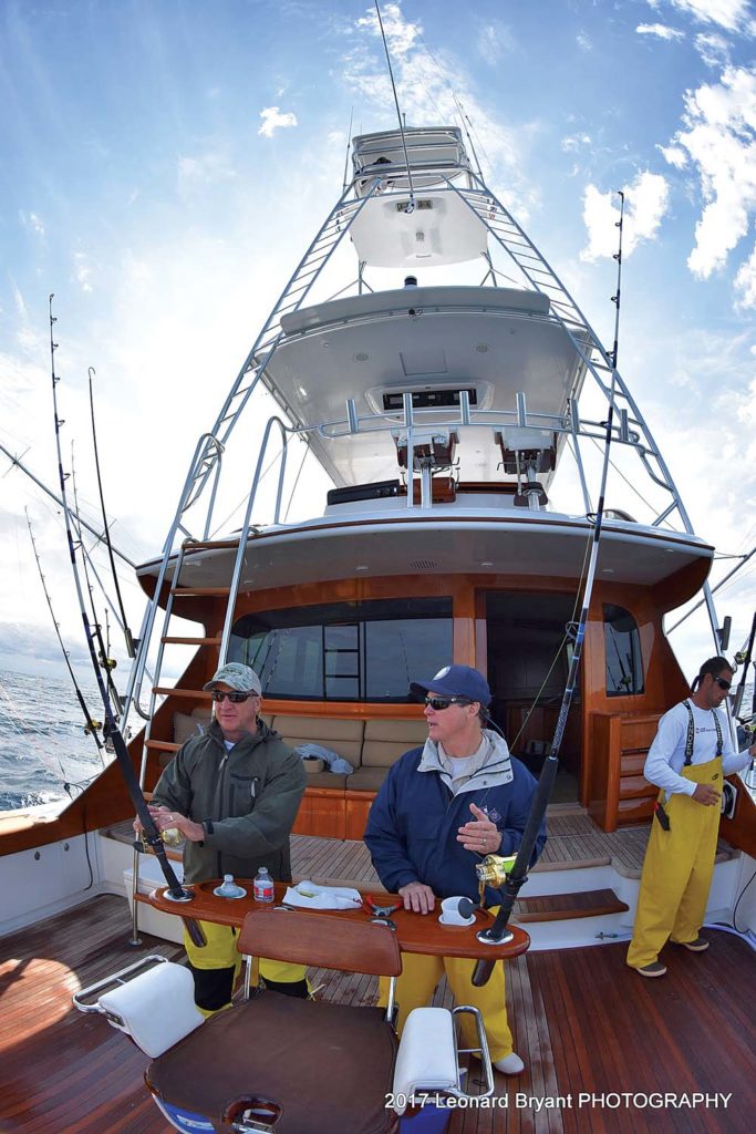 fisherman aboard boat in stuart florida