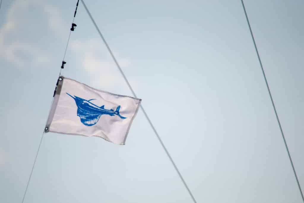 2016 SC Governor's Cup Billfishing Series sailfish release flag