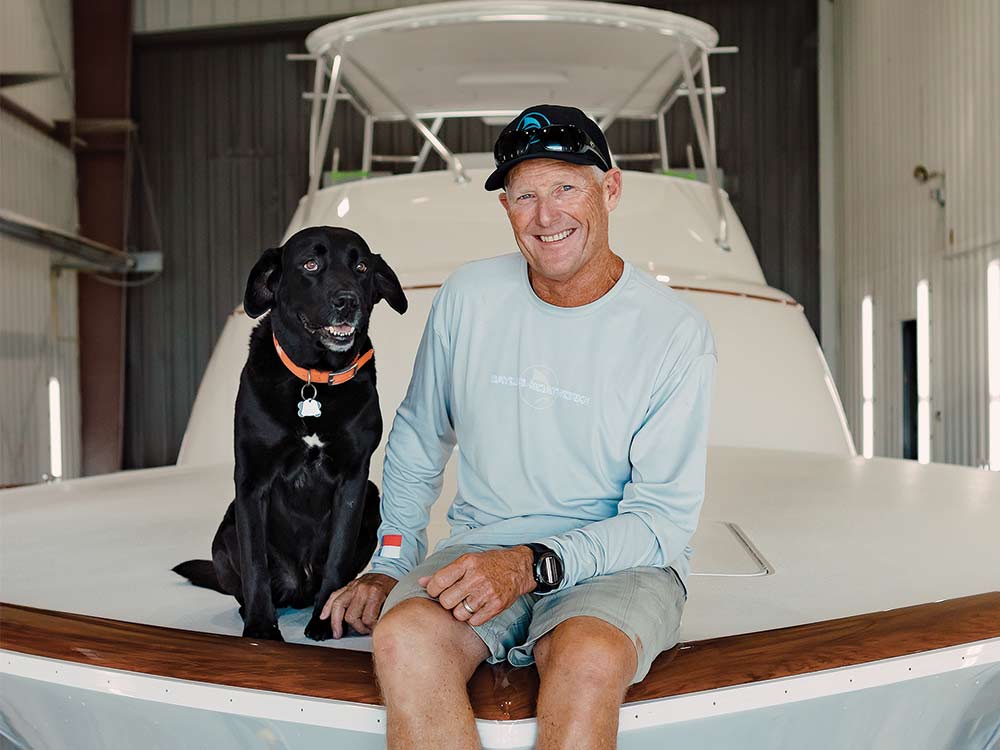 john bayliss boatworks and dog