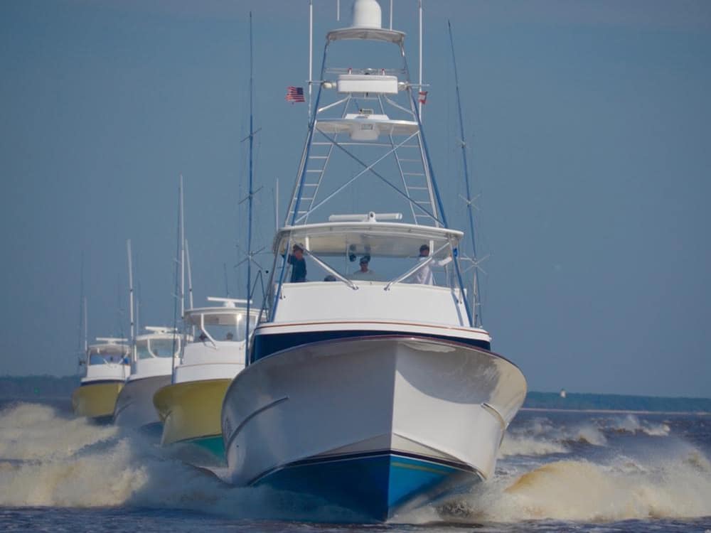 2017 georgetown blue marlin tournament boats running home