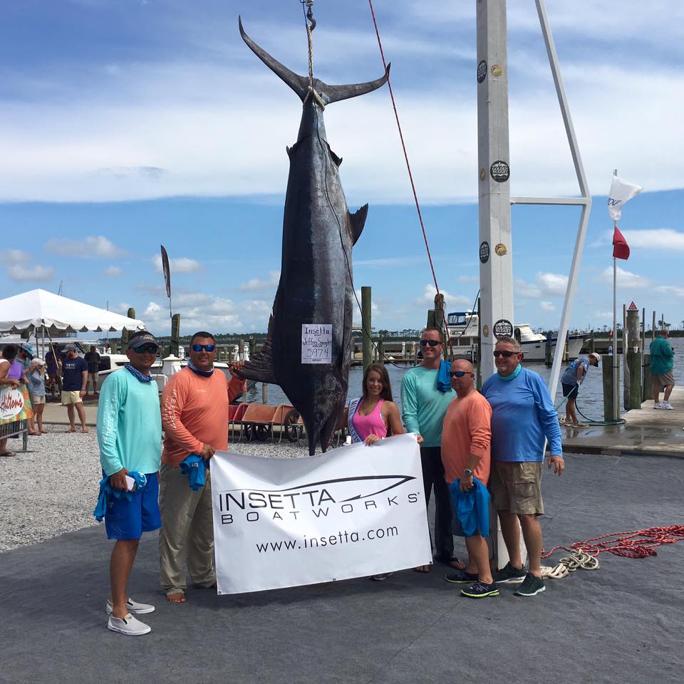 2016 Mississippi Gulf Coast Billfish Classic Insetta Boatworks second place blue marlin