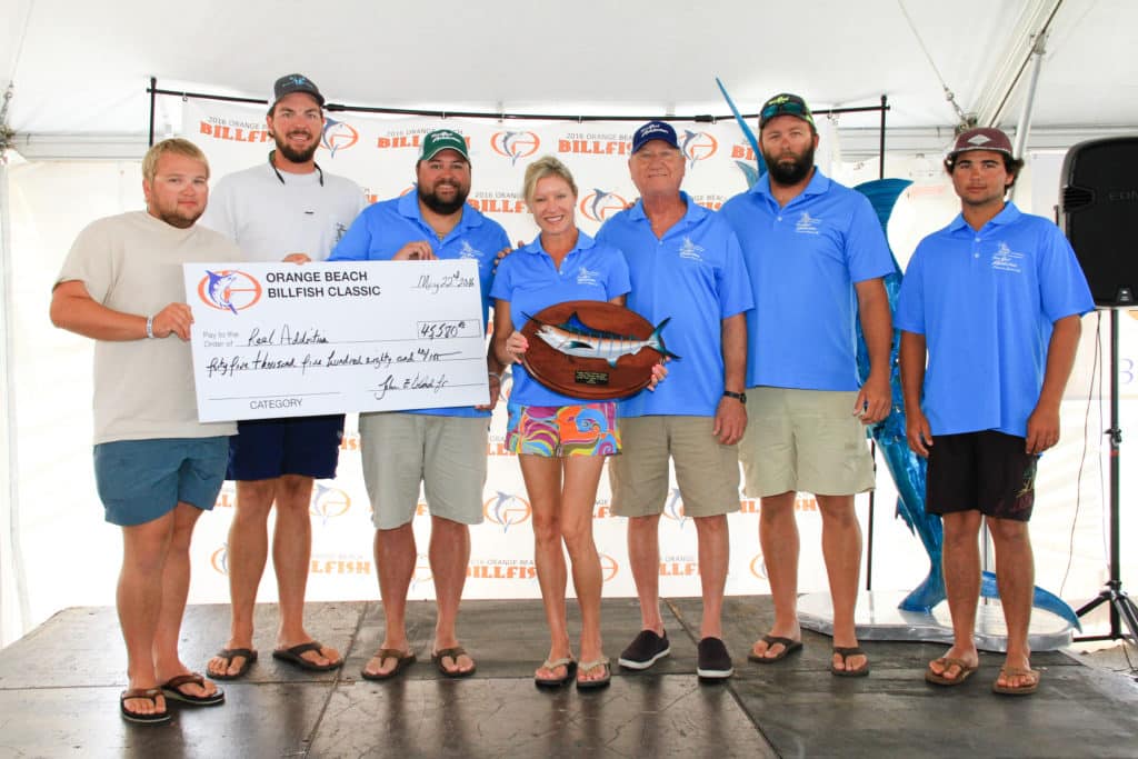 2016 Orange Beach Billfish Classic Reel Addiction second place catch and release team