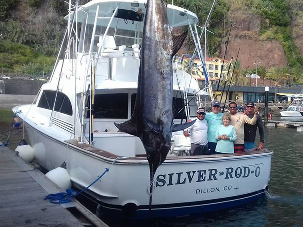 sherrell carter 12-pound-test ladies world record blue marlin