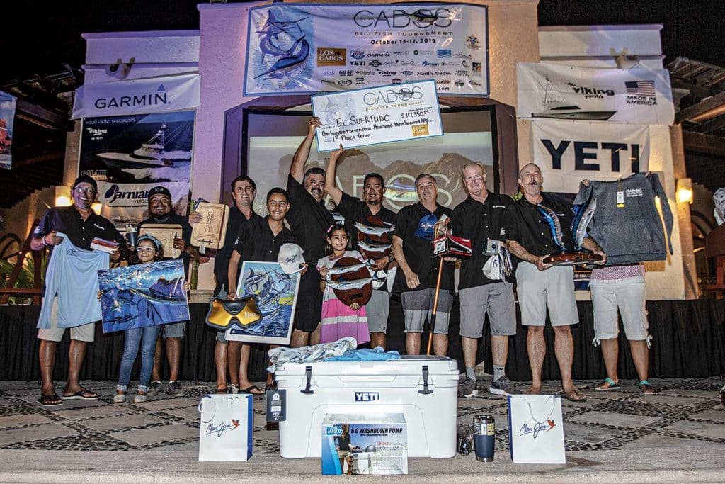 Team El Suertudo at the Cabos Billfish Tournament