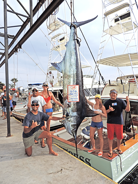 Team Huntress Wins World Cup with a 656-pound Blue Marlin