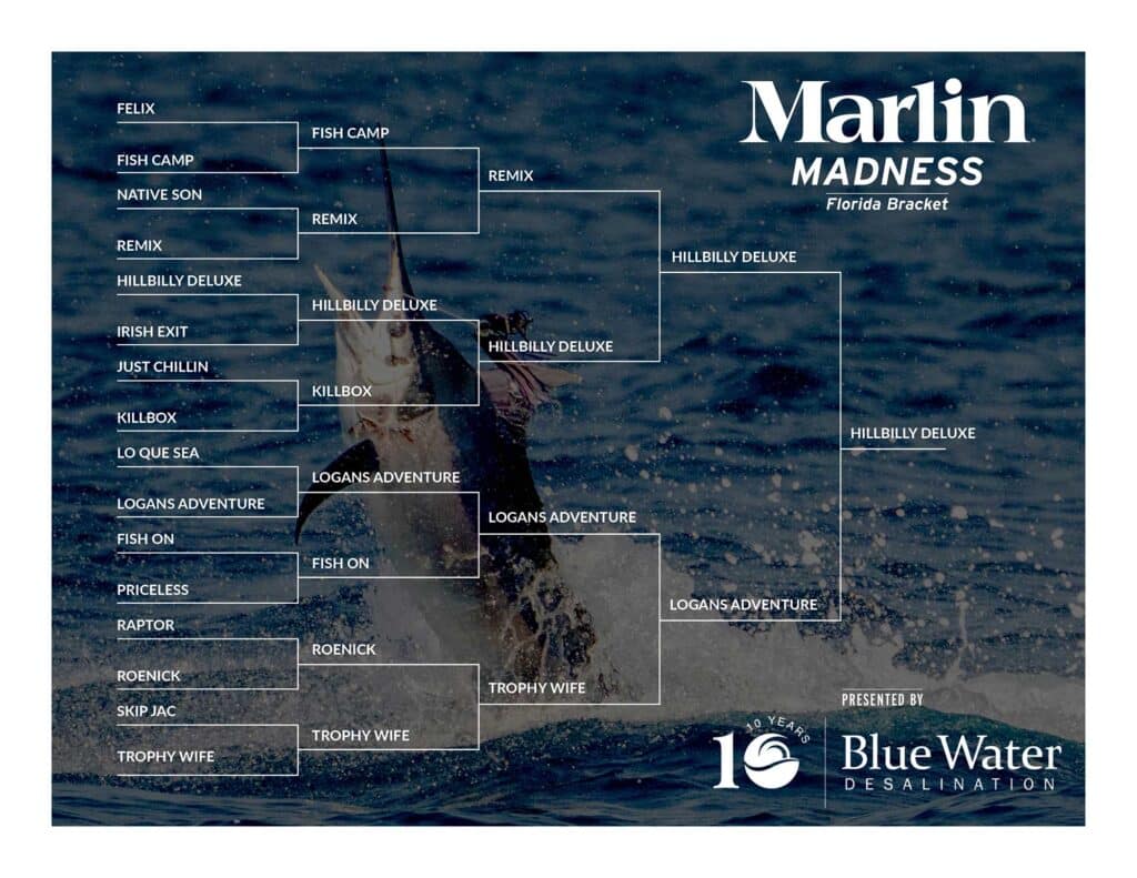 Marlin Madness 2024 Florida Bracket Top 4