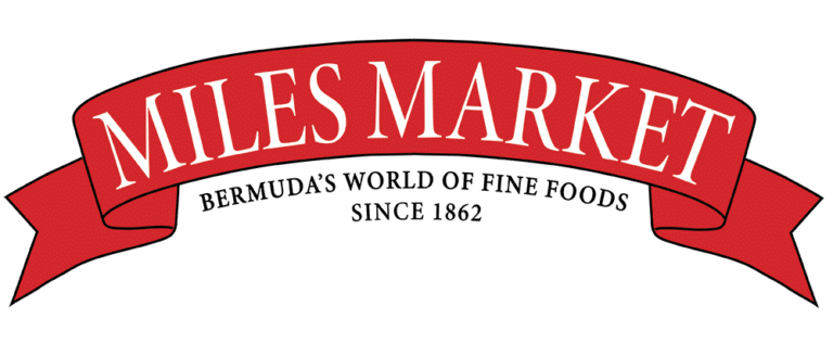 Miles Market logo. Bermuda's World of Find Food since 1862.