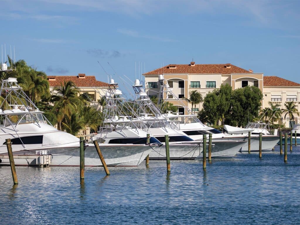 The Marina Cap Cana docks.