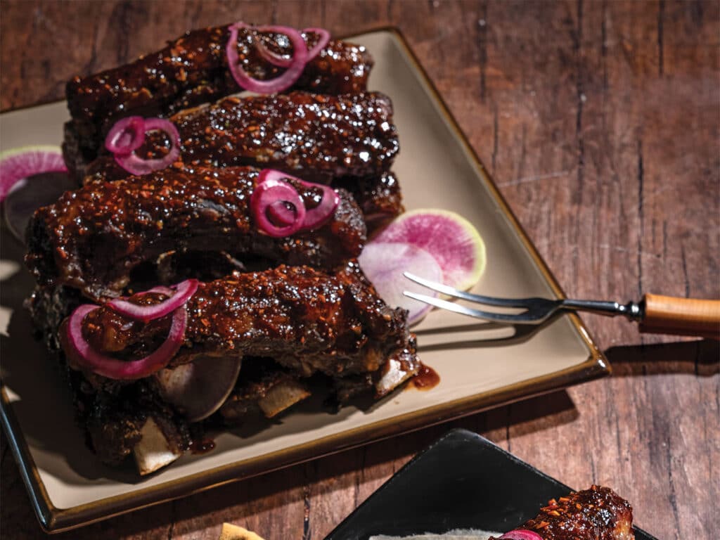 Grilled Mongolian Beef Ribs