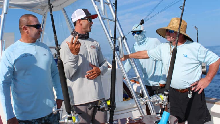 practice fishing at the Offshore World Championship