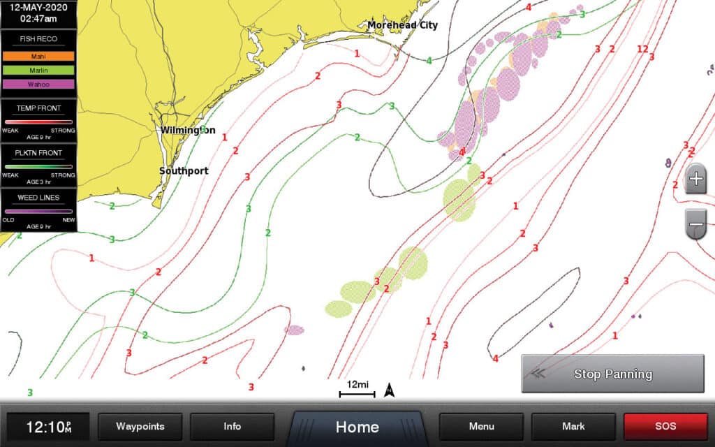 A digital render of Sirius fish mapping.