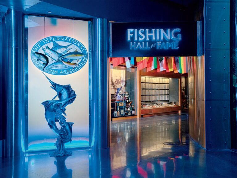 The IGFA Fishing Hall of Fame entrance.